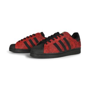 Adidas Superstar ADV Skate Shoes - Better Scarlet/Black/Gold Metallic
