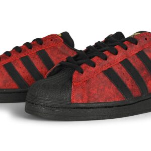 Adidas Superstar ADV Skate Shoes - Better Scarlet/Black/Gold Metallic