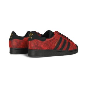 Adidas Superstar ADV Skate Shoes - Better Scarlet/Black/Gold Metallic