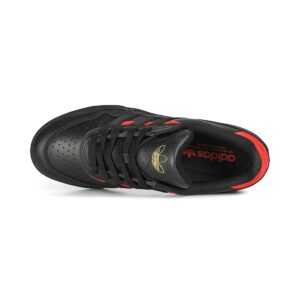 Adidas Tyshawn II Skate Shoes - Black/Black/Better Scarlet