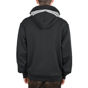 Adidas Tyshawn Track Jacket Zip-Up Hoodie - Black/White