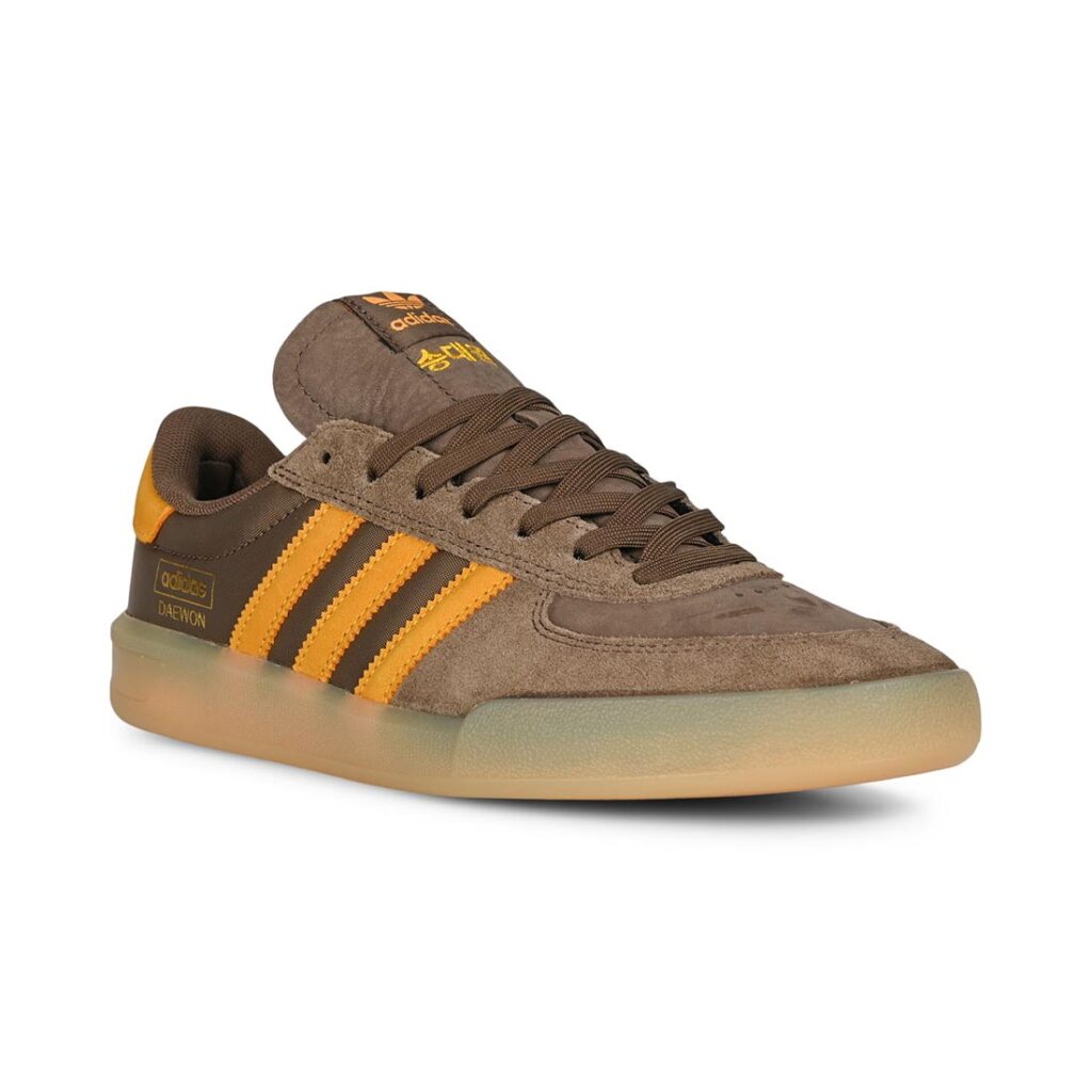 Adidas x Daewon Glenburn Skate Shoes - Earth Strata/Crew Yellow/Gum
