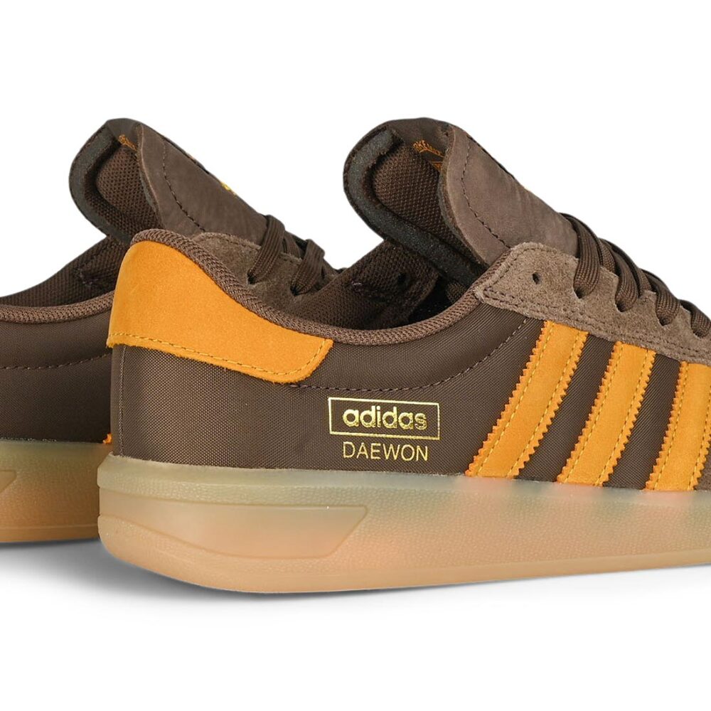 Adidas x Daewon Glenburn Skate Shoes - Earth Strata/Crew Yellow/Gum