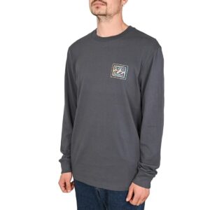 Billabong Crayon Wave L/S T-Shirt - Ombre Blue