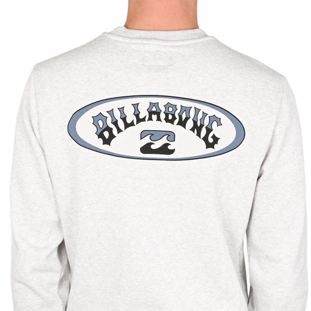 Billabong Foundation Crew Sweater - Light Grey Heather