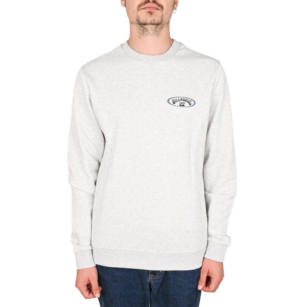 Billabong Foundation Crew Sweater - Light Grey Heather