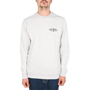 Billabong Foundation Crew Sweater - Light Grey Heather