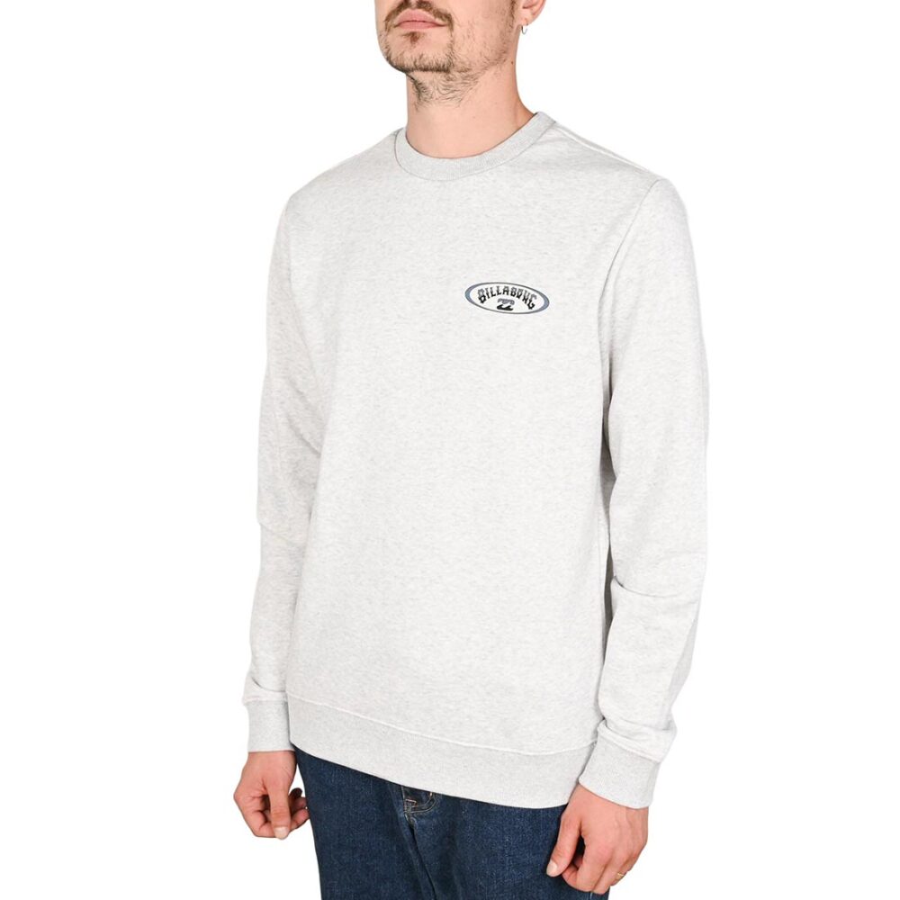 Billabong Foundation Crew Sweater - Light Grey Heather