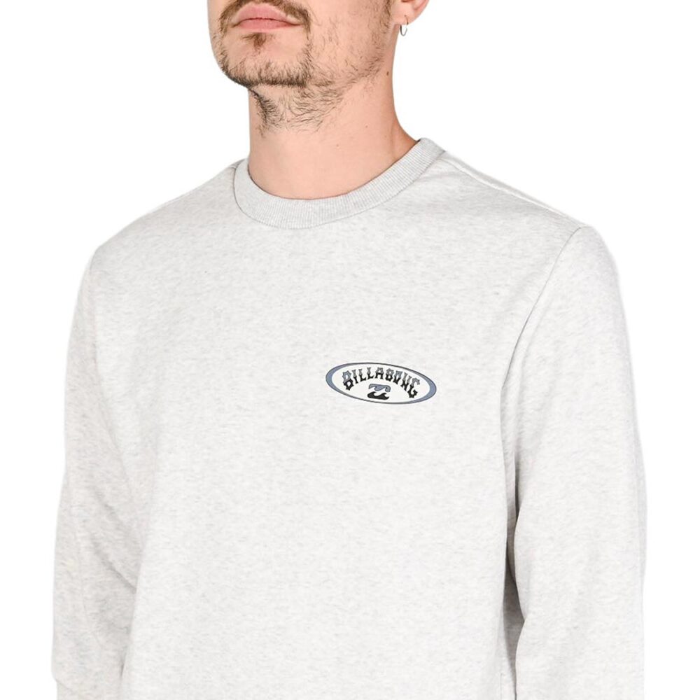 Billabong Foundation Crew Sweater - Light Grey Heather
