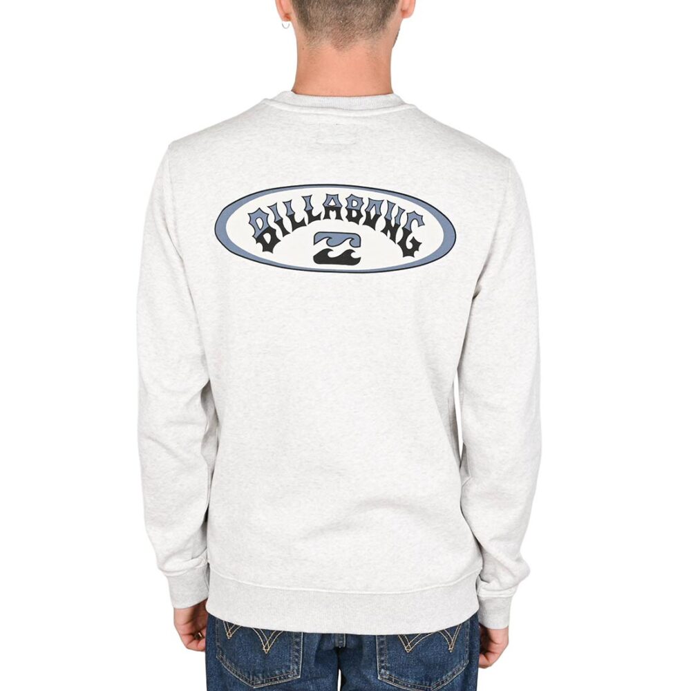 Billabong Foundation Crew Sweater - Light Grey Heather
