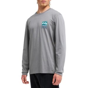 Billabong Stamp L/S T-Shirt - Pewter