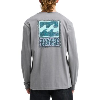Billabong Stamp L/S T-Shirt - Pewter