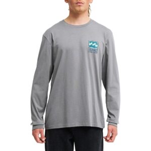 Billabong Stamp L/S T-Shirt - Pewter