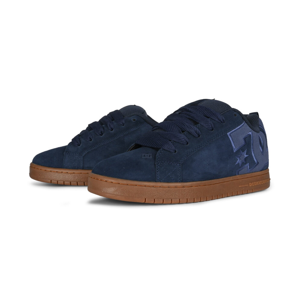 DC Court Graffik SE Skate Shoes - Dark Navy