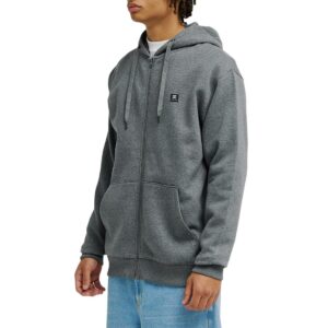 DC Lorion Zip-Up Hoodie - Dark Heather Grey