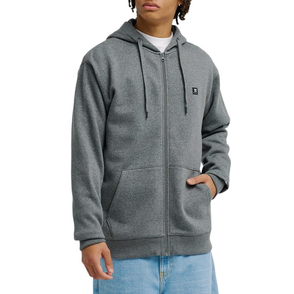 DC Lorion Zip-Up Hoodie - Dark Heather Grey