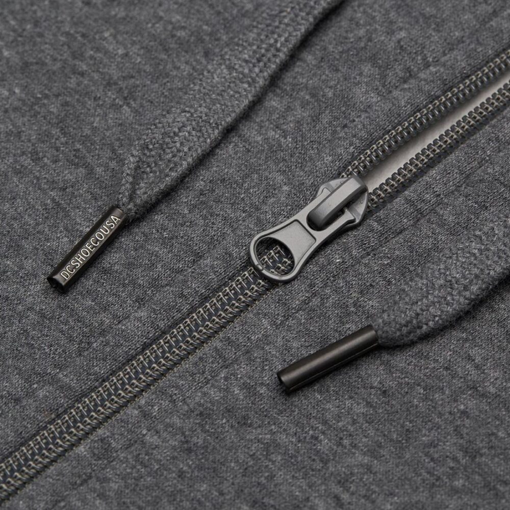 DC Lorion Zip-Up Hoodie - Dark Heather Grey