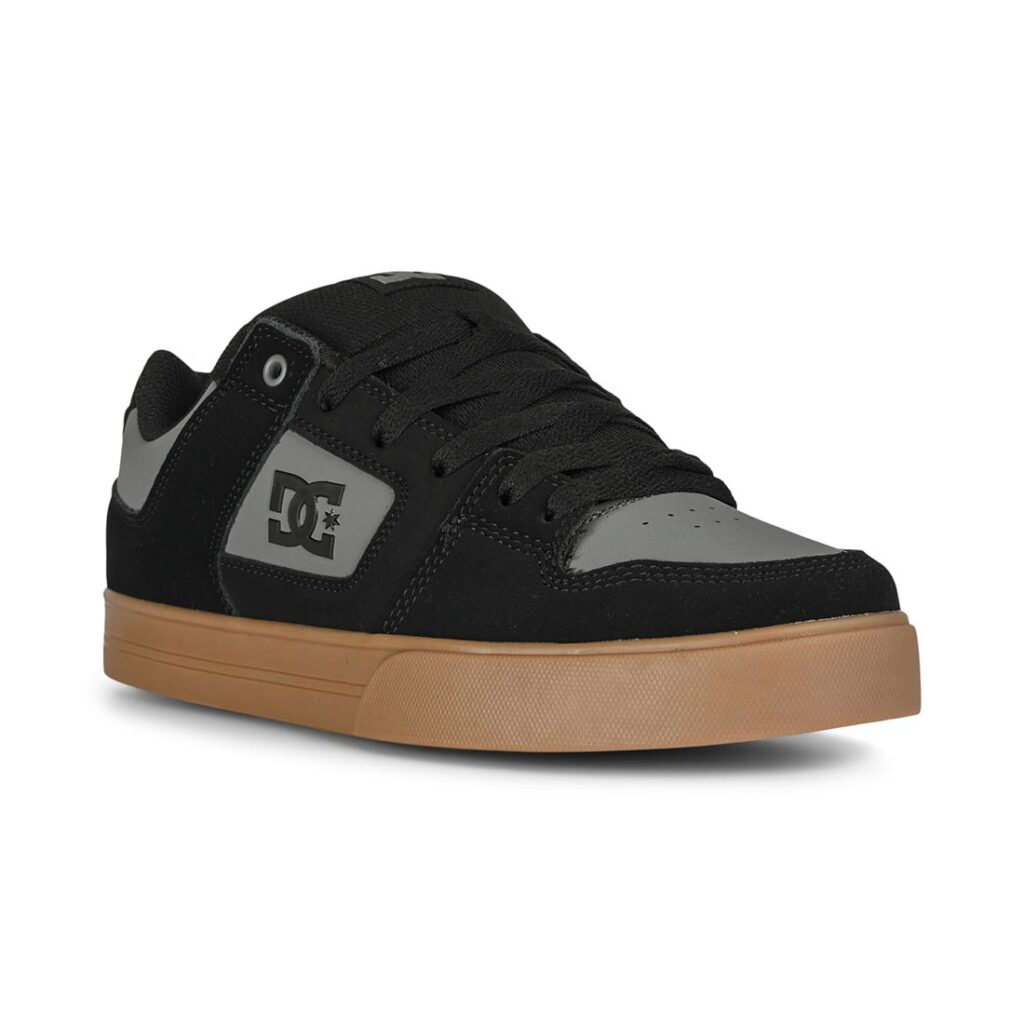 DC Pure Skate Shoes - Black/Grey/Gum