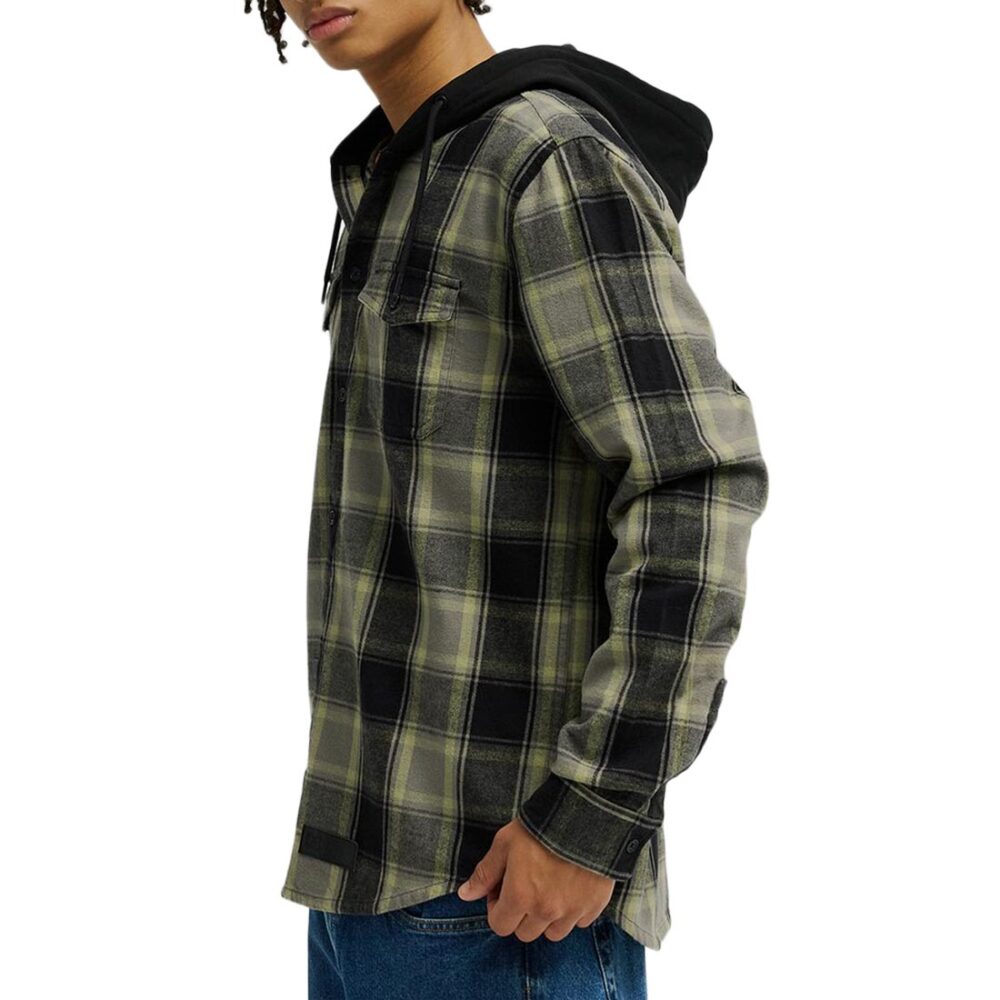 DC Ruckus L/S Hooded Shirt - Black