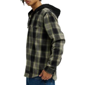 DC Ruckus L/S Hooded Shirt - Black