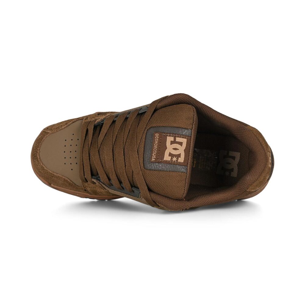 DC Stag Skate Shoes - Brown/Gum (AW26)