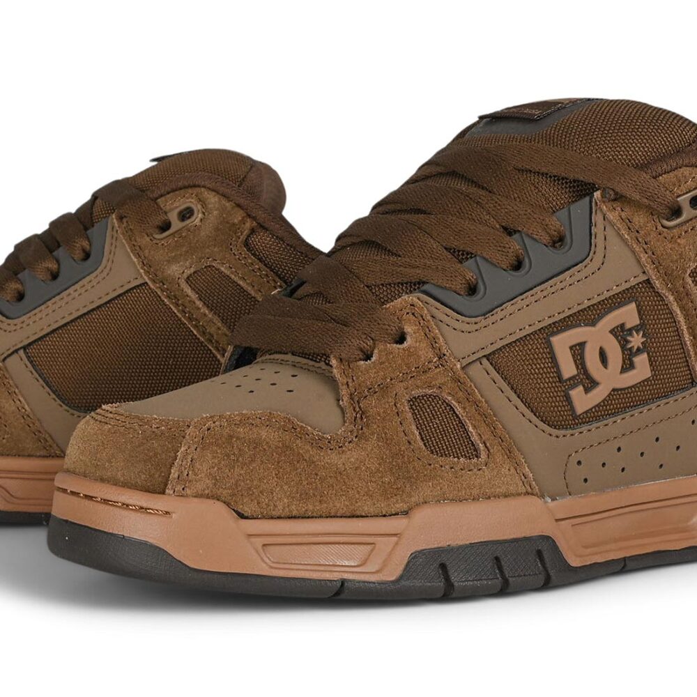 DC Stag Skate Shoes - Brown/Gum (AW26)