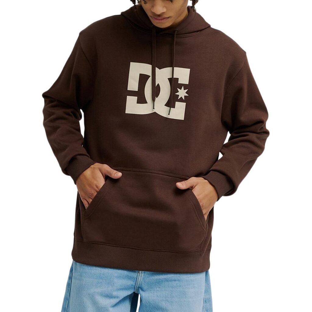 DC Star Pullover Hoodie - Coffee Bean