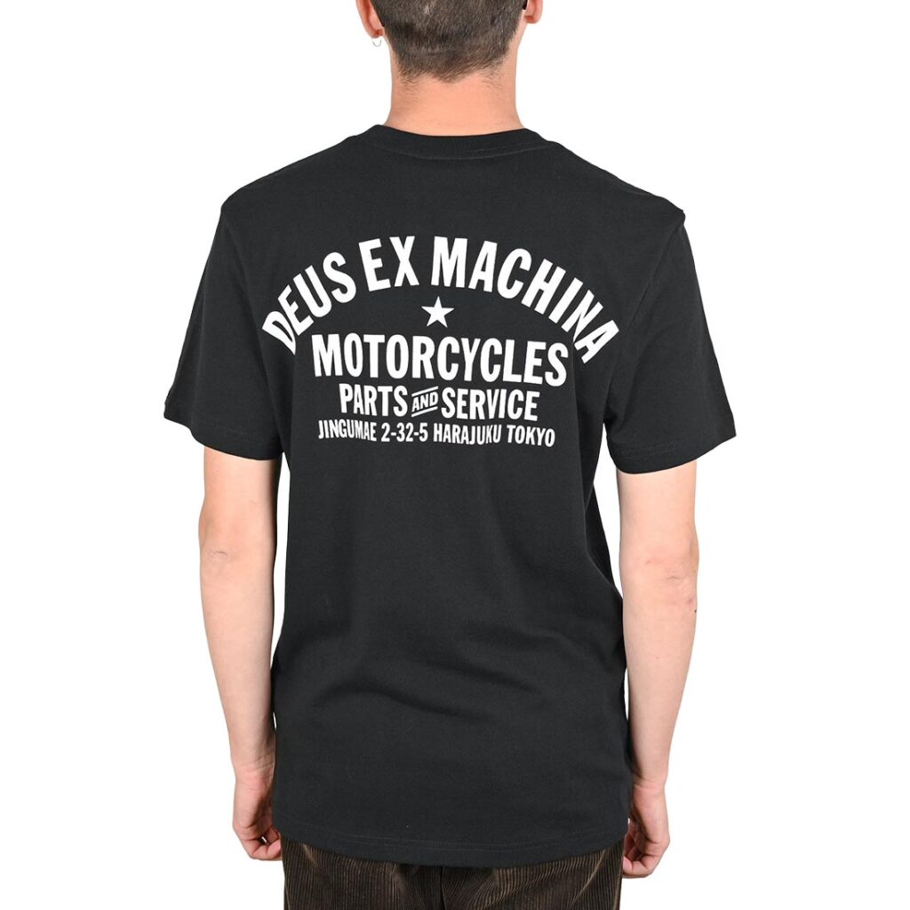 Deus Ex Machina Harajuku Address S/S T-Shirt - Black