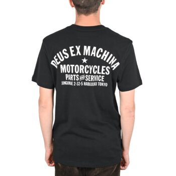 Deus Ex Machina Harajuku Address S/S T-Shirt - Black