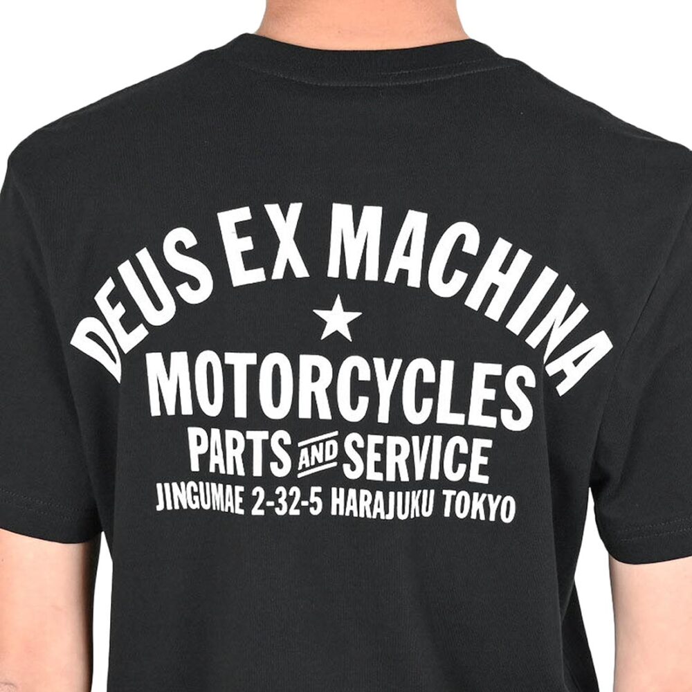 Deus Ex Machina Harajuku Address S/S T-Shirt - Black