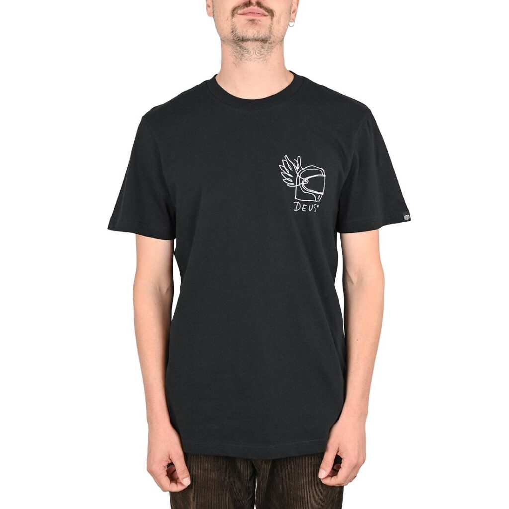 Deus Ex Machina Harajuku Helmet S/S T-Shirt - Black (Copy)