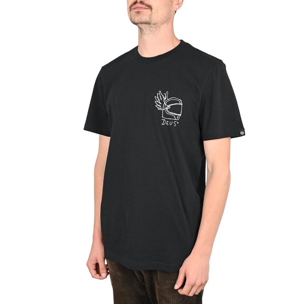 Deus Ex Machina Harajuku Helmet S/S T-Shirt - Black