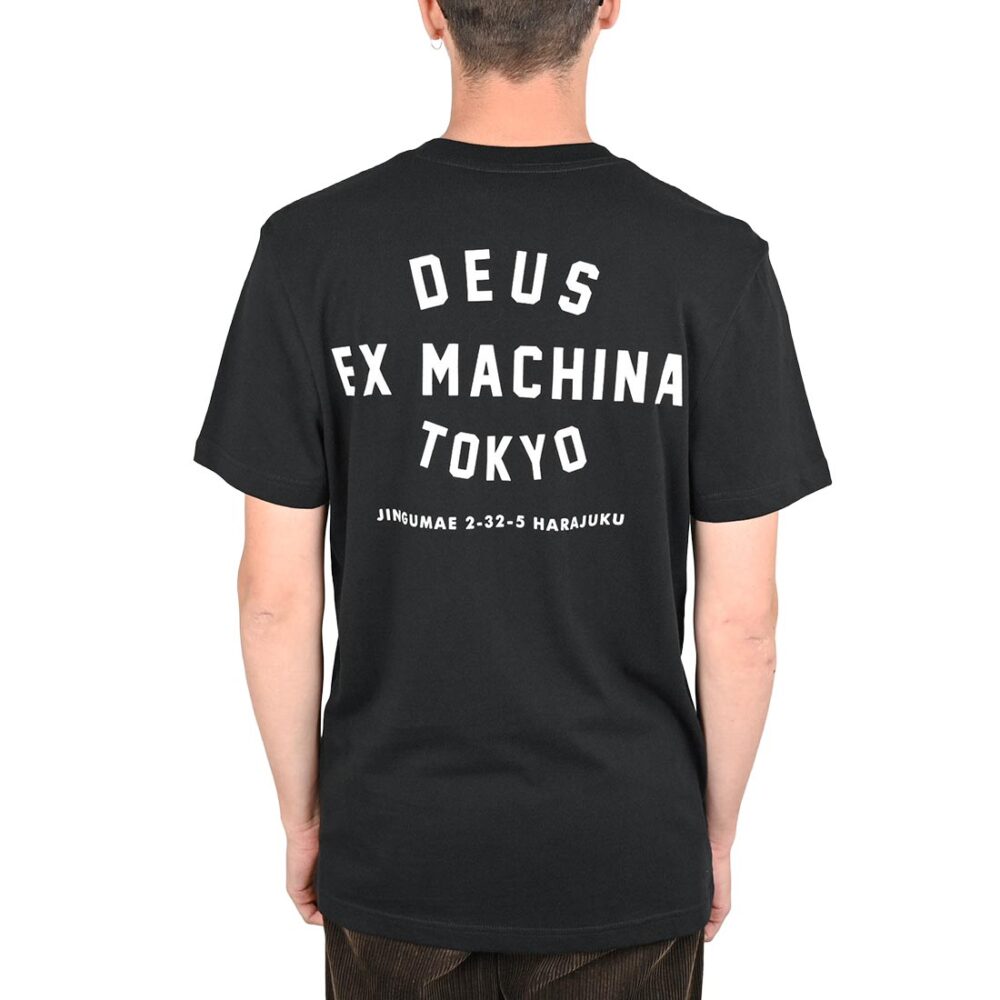 Deus Ex Machina Harajuku Helmet S/S T-Shirt - Black