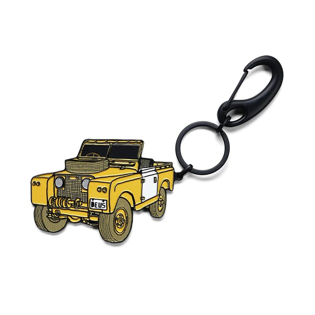 Deus Ex Machina Landie Keyring - Yellow