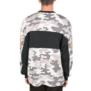 Deus Ex Machina Ombre L/S Moto Jersey - Grey Camo