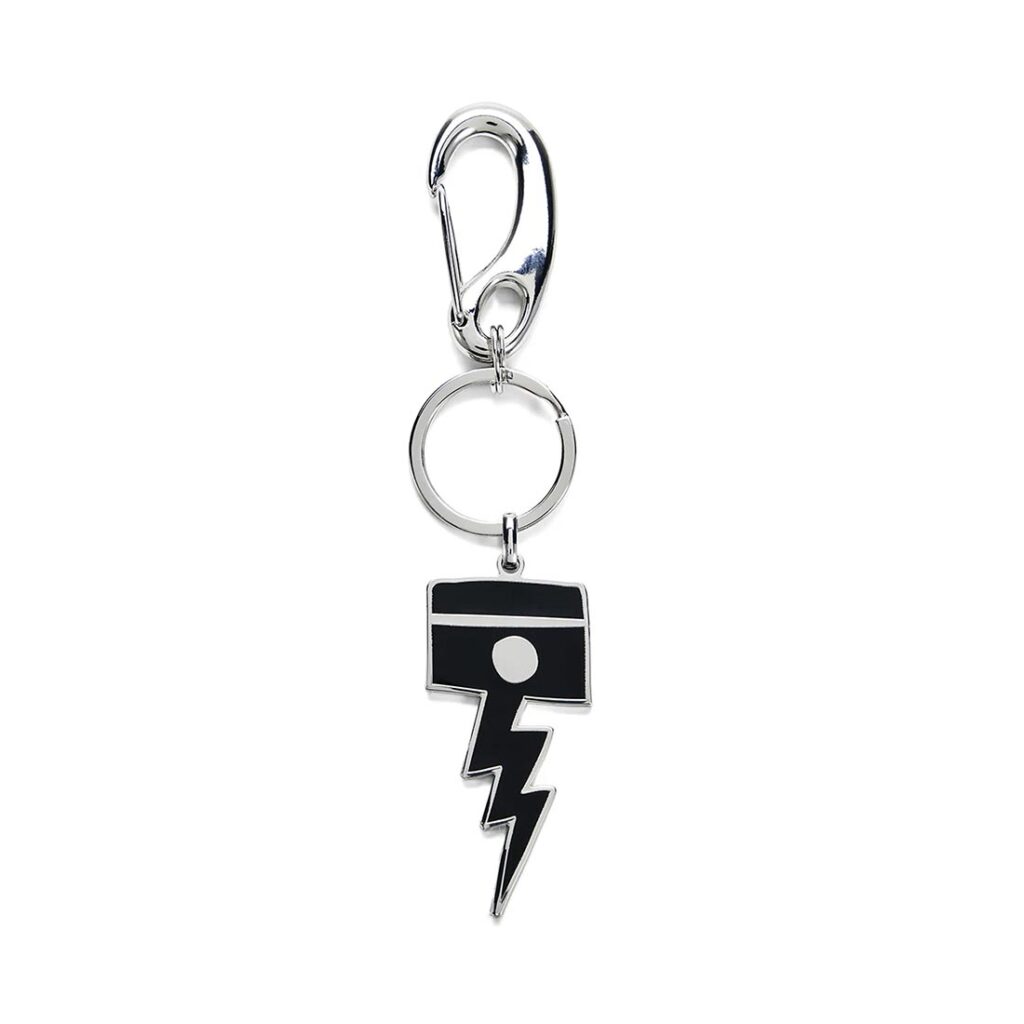 Deus Ex Machina Piston Keyring - Silver