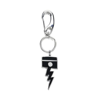 Deus Ex Machina Piston Keyring - Silver
