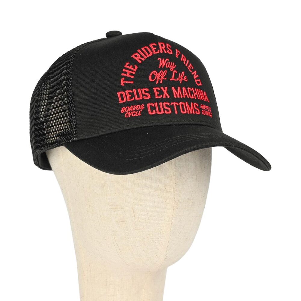 Deus Ex Machina Shook Ones Trucker Cap - Black