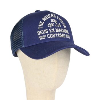 Deus Ex Machina Shook Ones Trucker Cap - Mechanic Blue