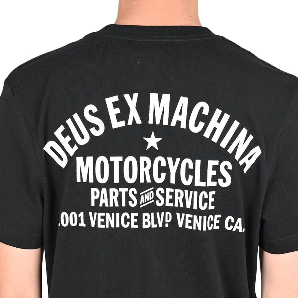 Deus Ex Machina Venice Address S/S T-Shirt - Black