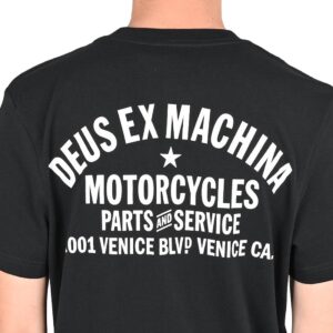 Deus Ex Machina Venice Address S/S T-Shirt - Black