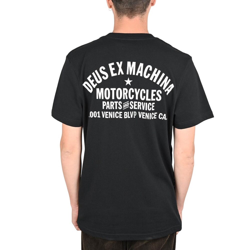 Deus Ex Machina Venice Address S/S T-Shirt - Black