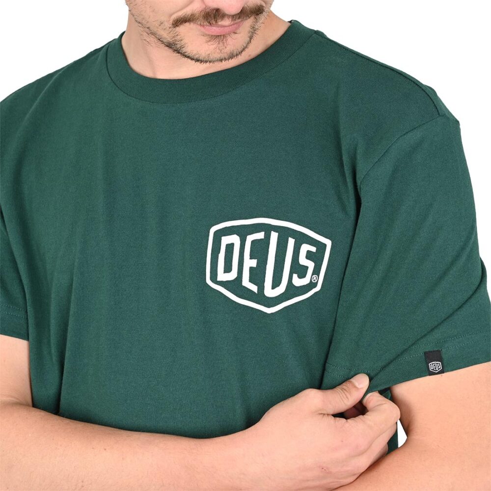 Deus Ex Machina Venice Address S/S T-Shirt - Racing Green