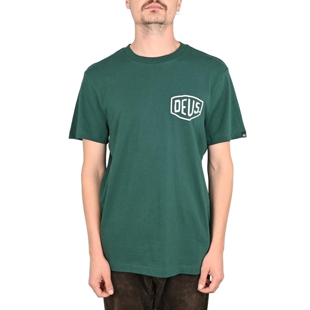 Deus Ex Machina Venice Address S/S T-Shirt - Racing Green