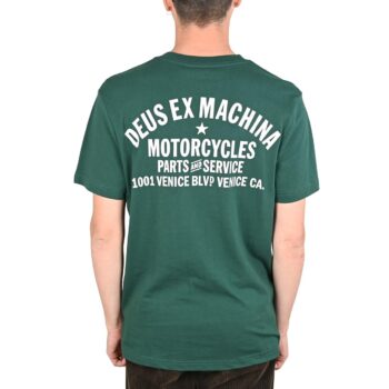 Deus Ex Machina Venice Address S/S T-Shirt - Racing Green