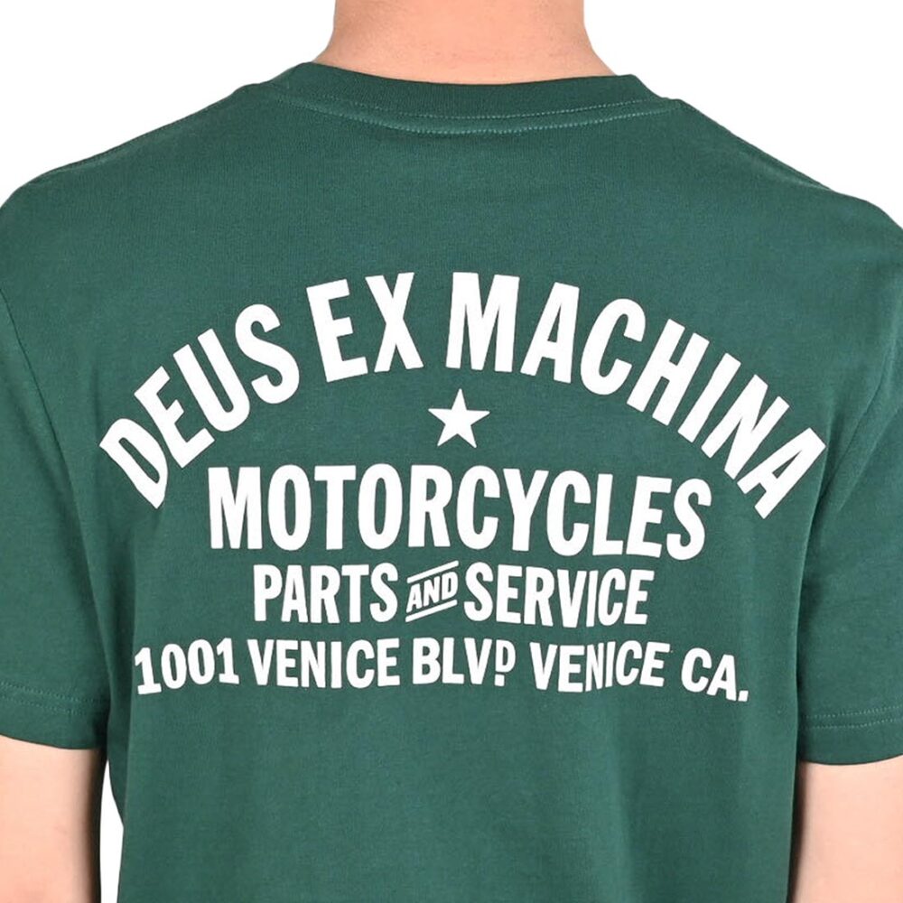 Deus Ex Machina Venice Address S/S T-Shirt - Racing Green