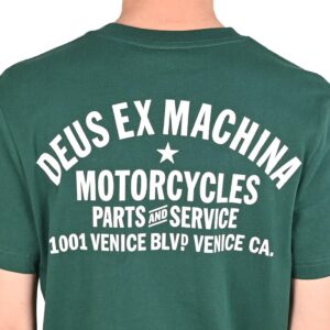 Deus Ex Machina Venice Address S/S T-Shirt - Racing Green