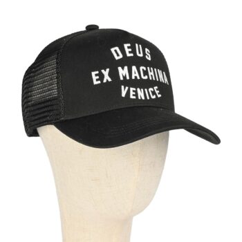 Deus Ex Machina Venice Address Trucker Cap - Black