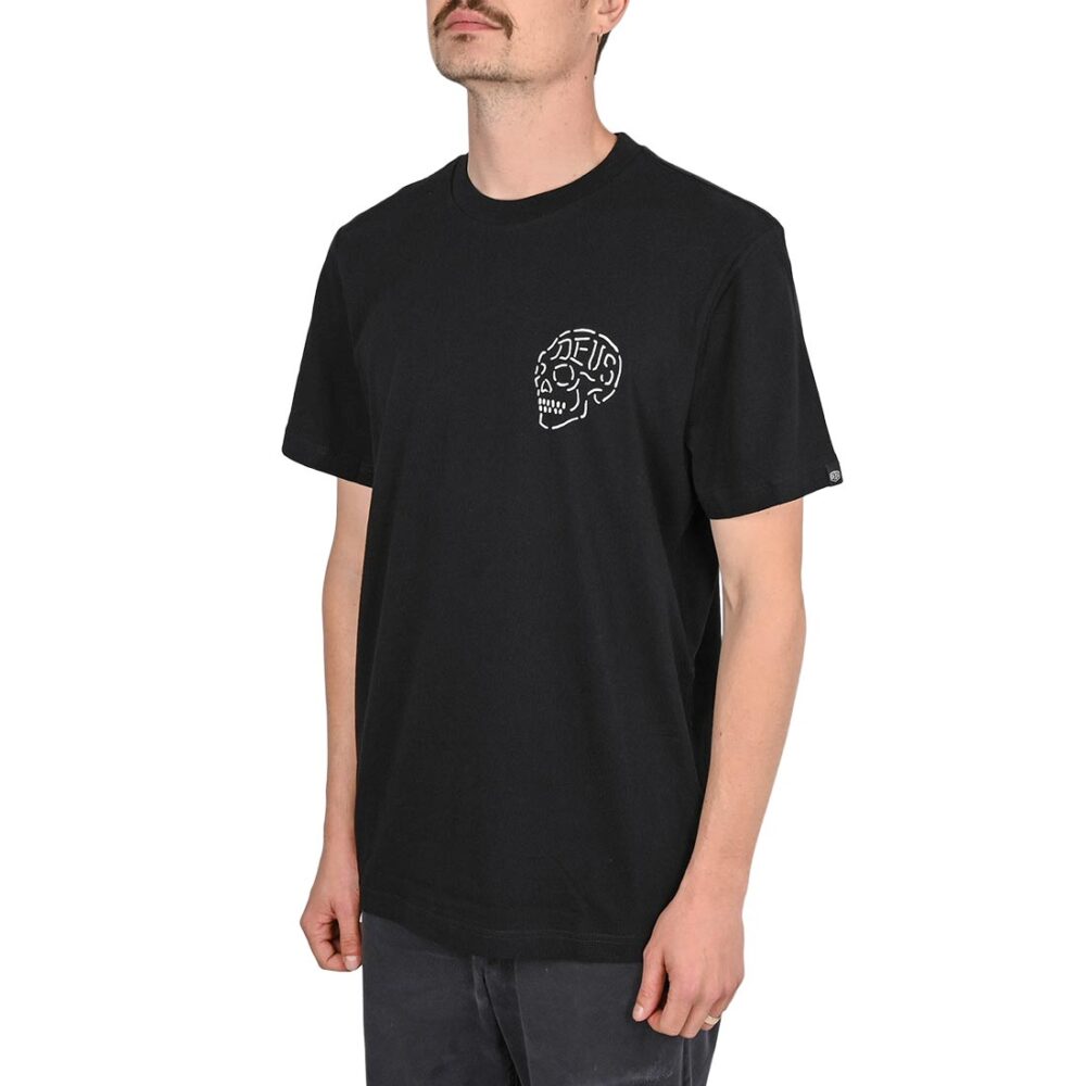Deus Ex Machina Venice Skull S/S T-Shirt - Black