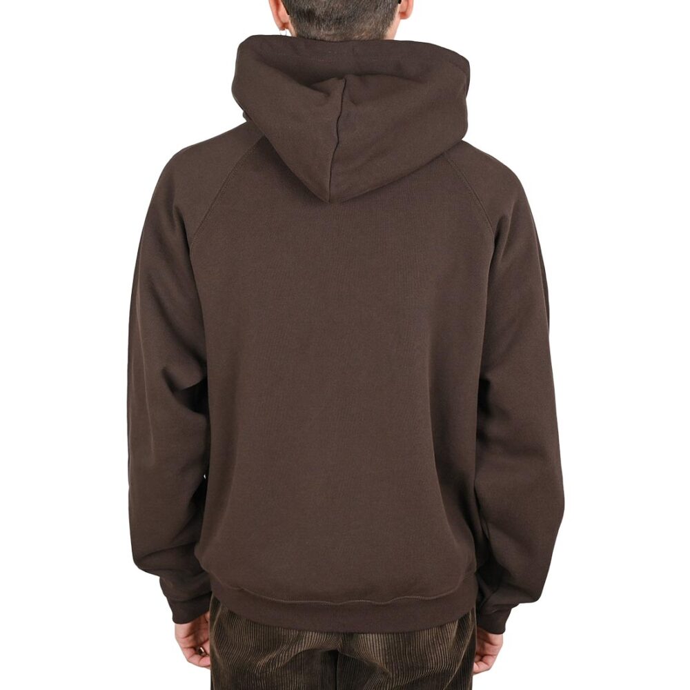 Dime Classic Small Logo Zip Hoodie - Dark Brown